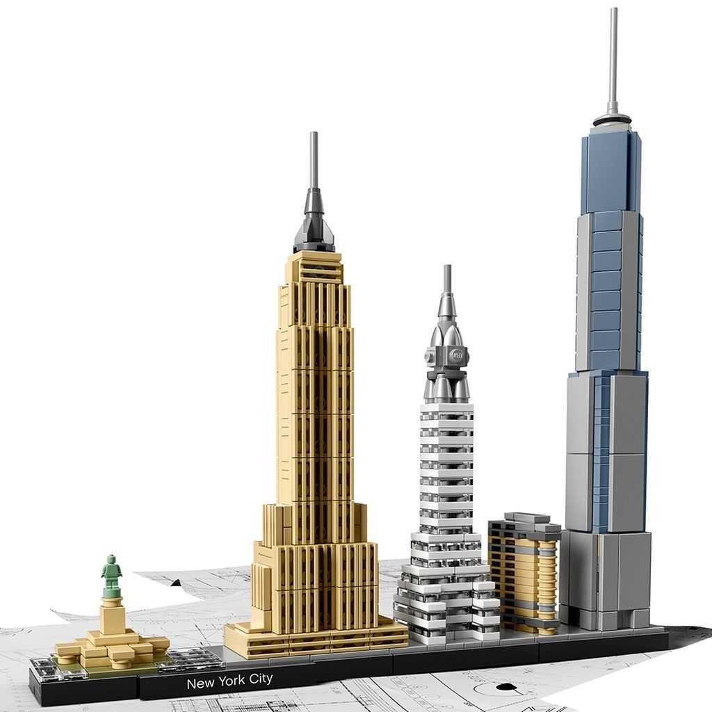 Architecture Lego Ciudad de Nueva York Edades 12+ # 21028 Artículo 598 Piezas | EKP-386540