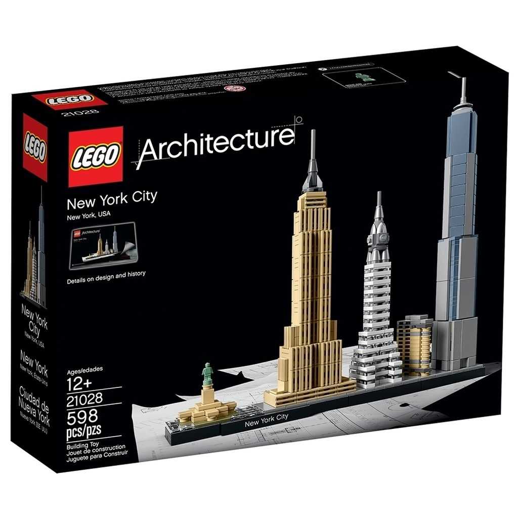 Architecture Lego Ciudad de Nueva York Edades 12+ # 21028 Artículo 598 Piezas | EKP-386540