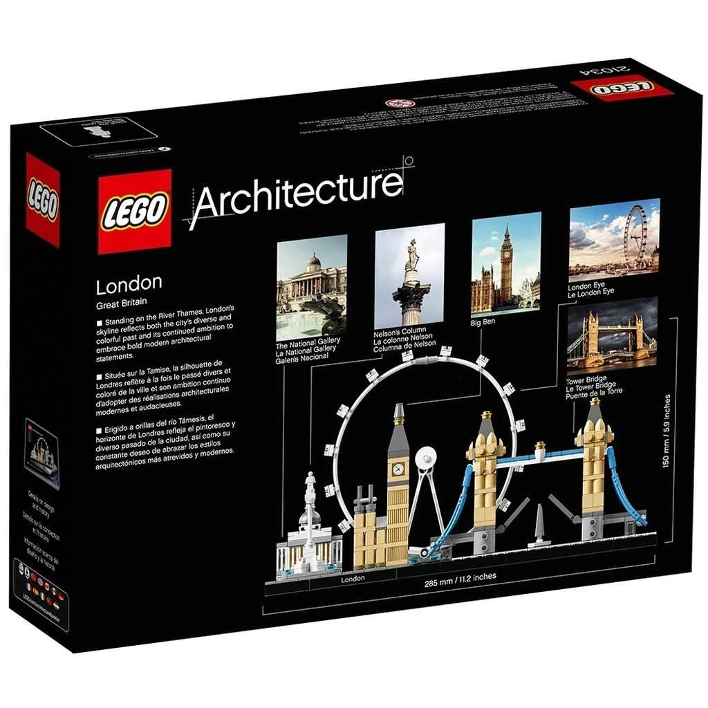 Architecture Lego Londres Edades 12+ # 21034 Artículo 468 Piezas | SYN-402819