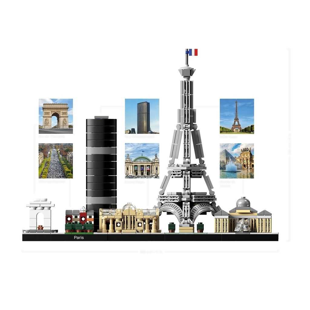 Architecture Lego París Edades 12+ # 21044 Artículo 649 Piezas | PGZ-981350