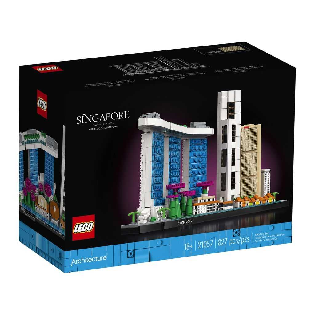 Architecture Lego Singapur Edades 18+ # 21057 Artículo 827 Piezas | LRH-192308