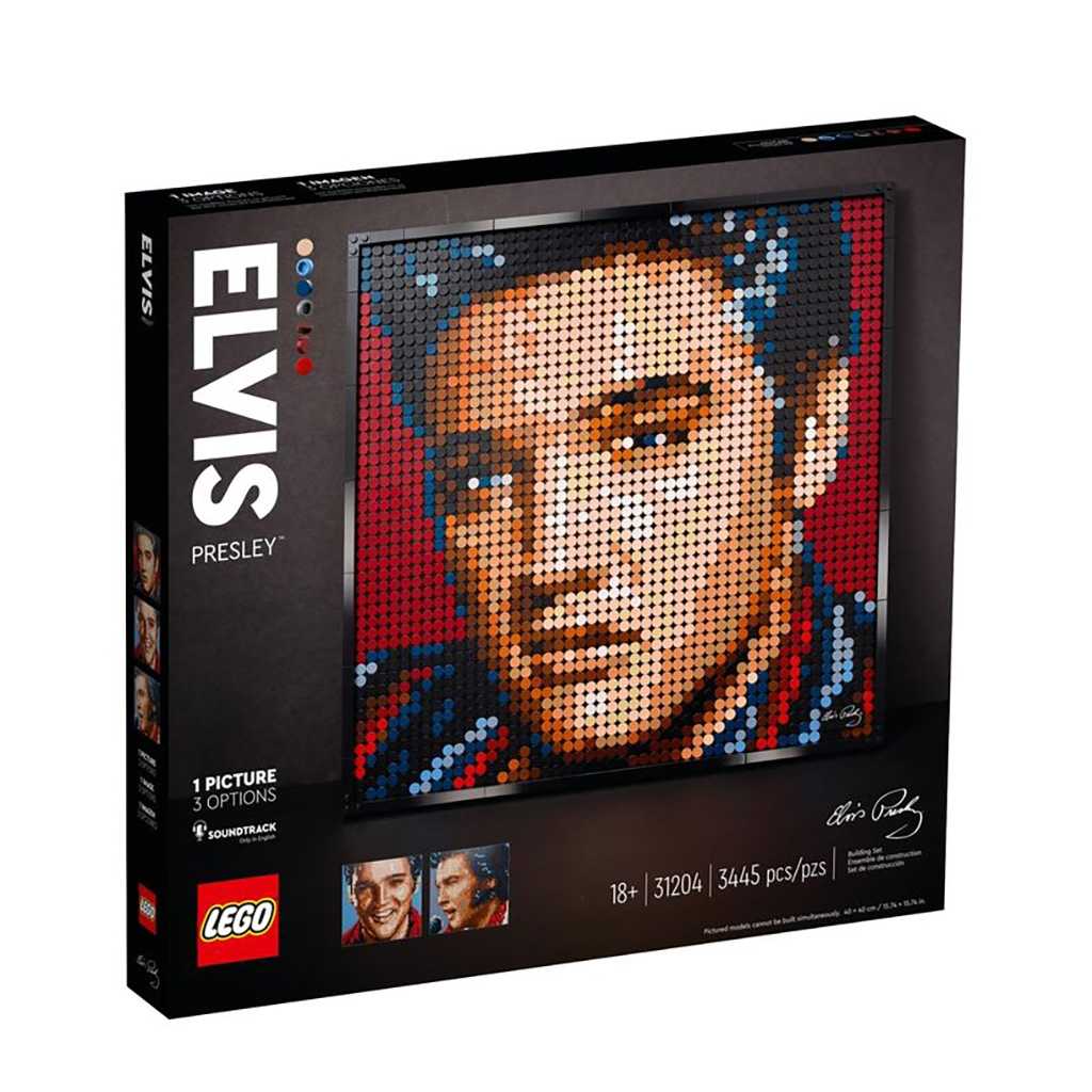 Art Lego Elvis Presley “El Rey” Edades 18+ # 31204 Artículo 3445 Piezas | PJF-752409