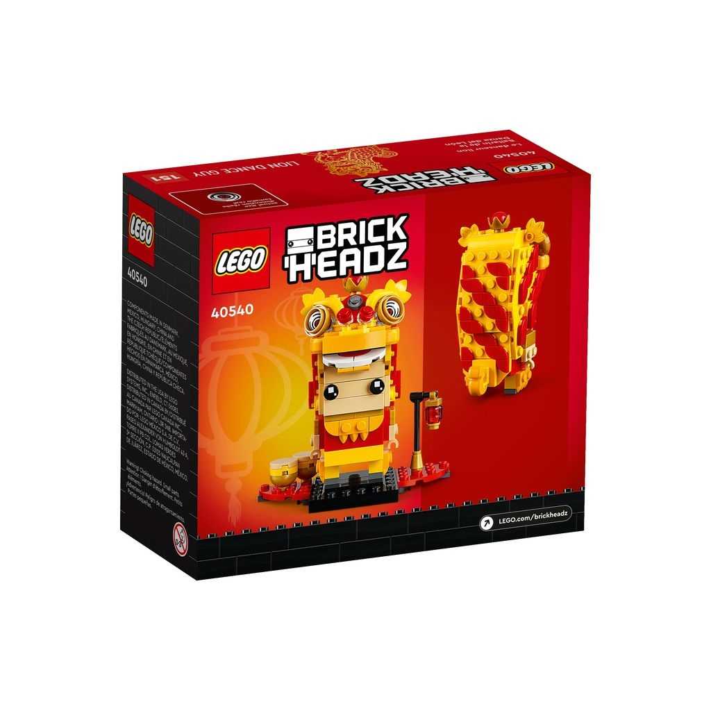 BrickHeadz Lego Bailarín de la Danza del León Edades 10+ # 40540 Artículo 239 Piezas | RFQ-013576