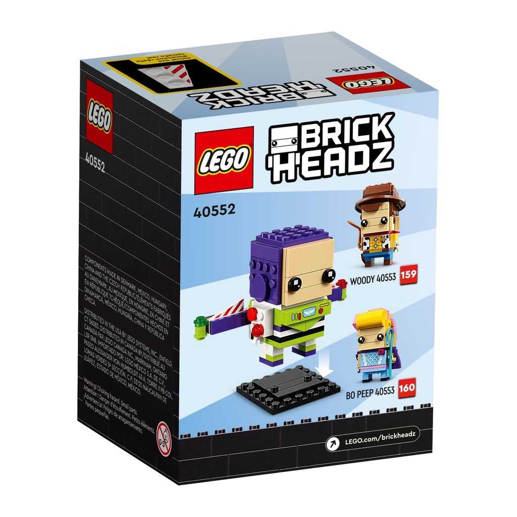 BrickHeadz Lego Buzz Lightyear Edades 10+ # 40552 Artículo 114 Piezas | GPT-085964