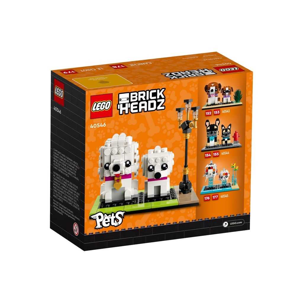 BrickHeadz Lego Caniche Edades 8+ # 40546 Artículo 304 Piezas | OVD-096815