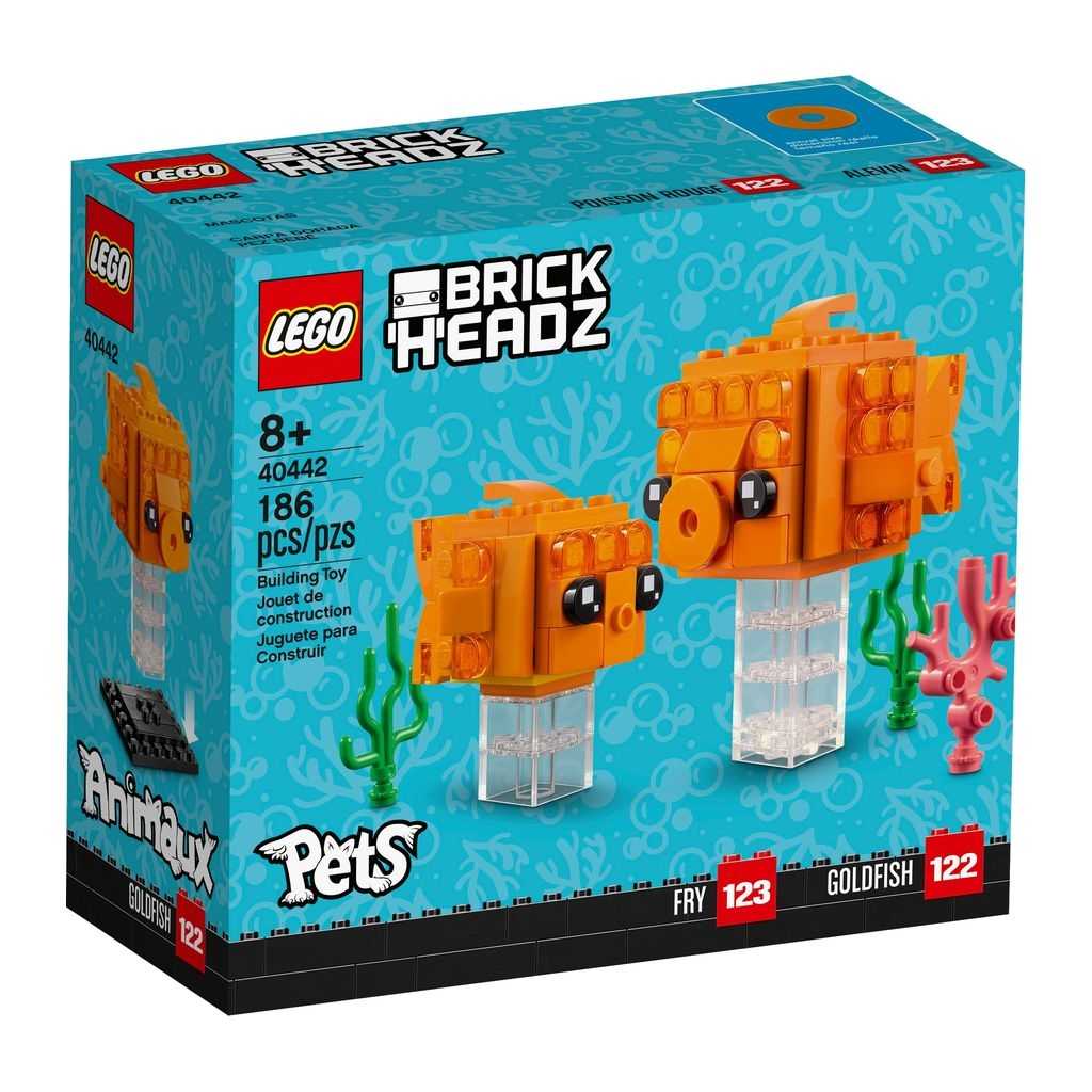 BrickHeadz Lego Carpa Dorada Edades 8+ # 40442 Artículo 186 Piezas | PNH-783205