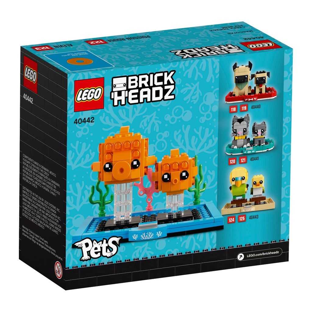 BrickHeadz Lego Carpa Dorada Edades 8+ # 40442 Artículo 186 Piezas | PNH-783205