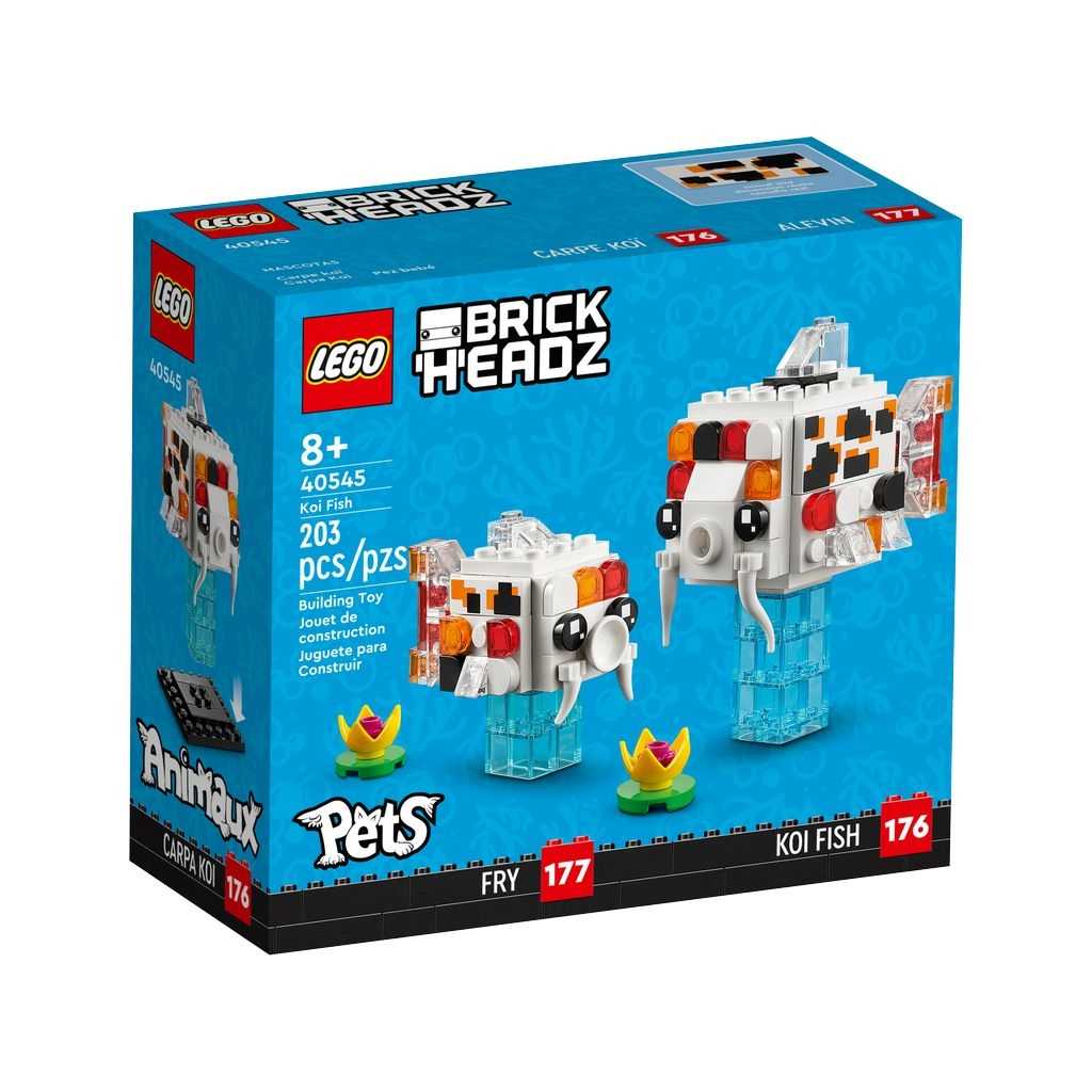 BrickHeadz Lego Carpa Koi Edades 8+ # 40545 Artículo 203 Piezas | ZSG-759836