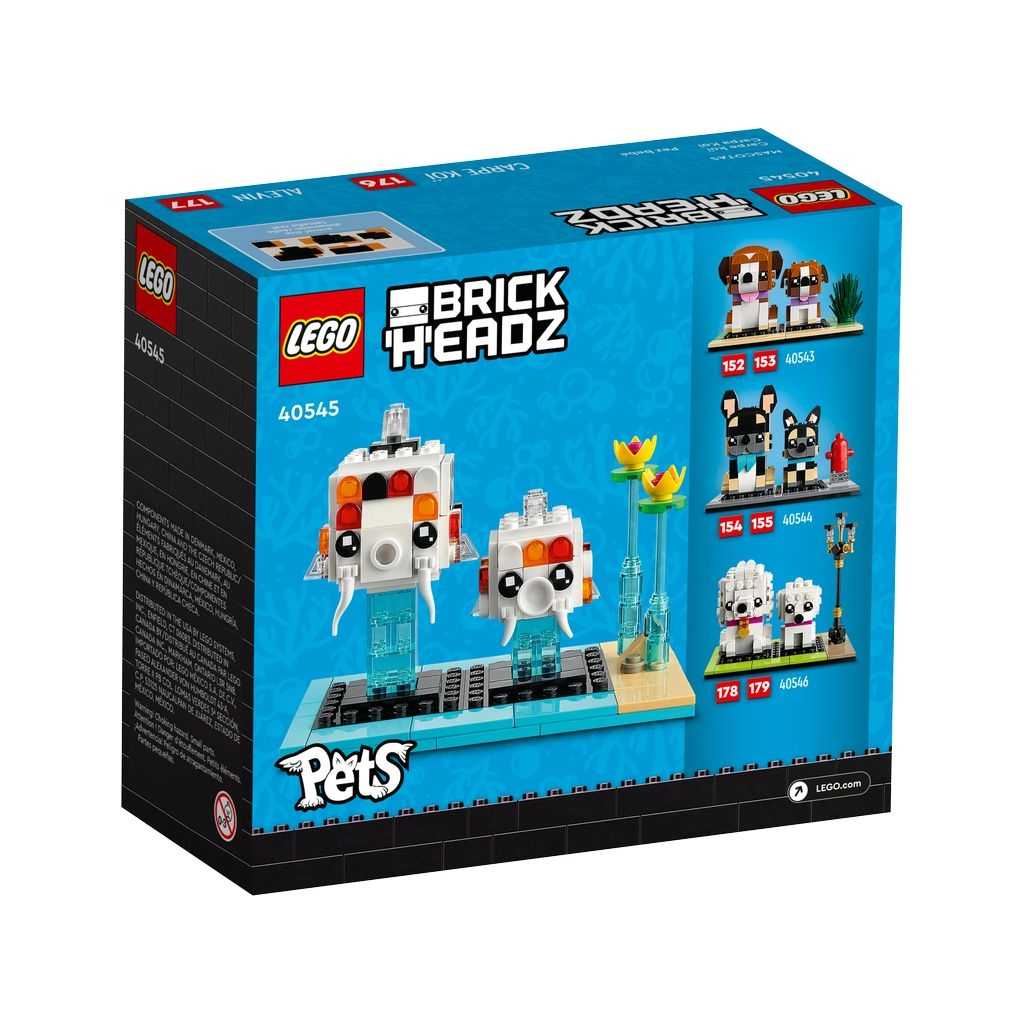 BrickHeadz Lego Carpa Koi Edades 8+ # 40545 Artículo 203 Piezas | ZSG-759836