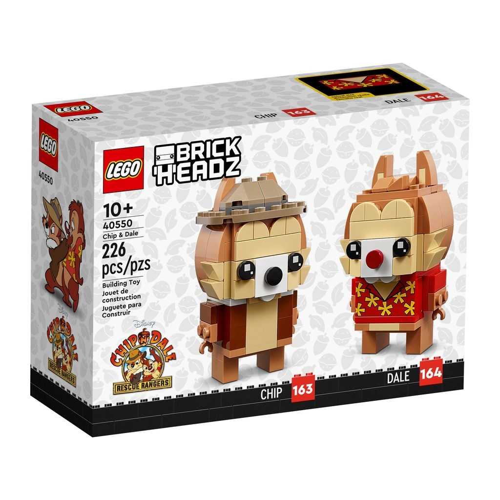 BrickHeadz Lego Chip y Chop Edades 10+ # 40550 Artículo 226 Piezas | MKJ-497053