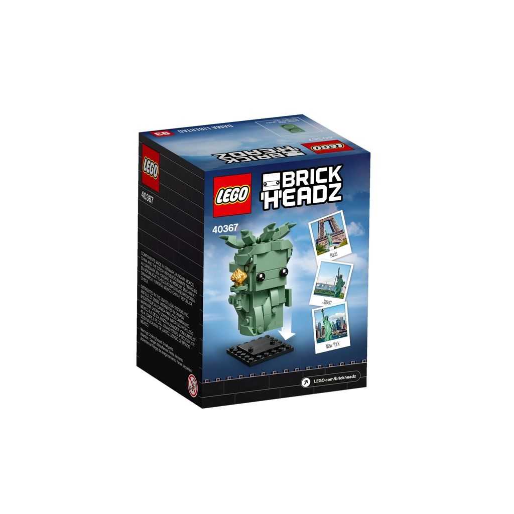 BrickHeadz Lego Dama de la Libertad Edades 10+ # 40367 Artículo 153 Piezas | LNO-143265