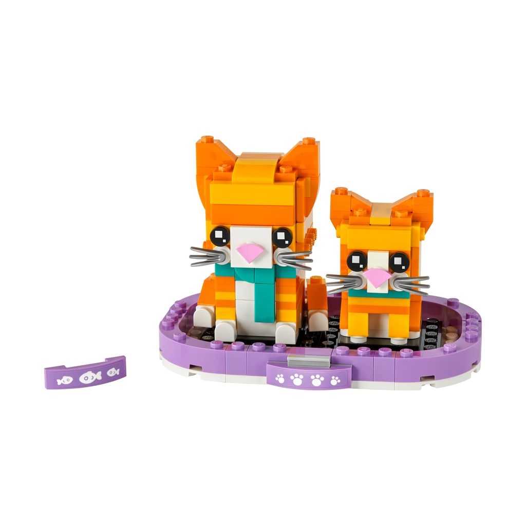 BrickHeadz Lego Gato naranja Edades 8+ # 40480 Artículo 269 Piezas | PKL-608394