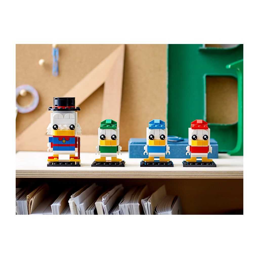 BrickHeadz Lego Gilito McPato, Juanito, Jaimito y Jorgito Edades 10+ # 40477 Artículo 340 Piezas | NAB-314972