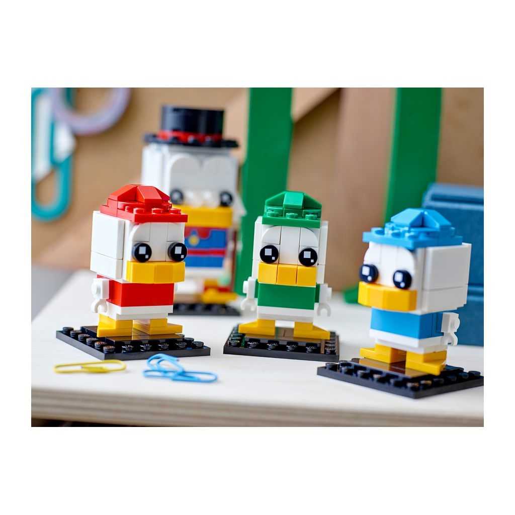 BrickHeadz Lego Gilito McPato, Juanito, Jaimito y Jorgito Edades 10+ # 40477 Artículo 340 Piezas | NAB-314972