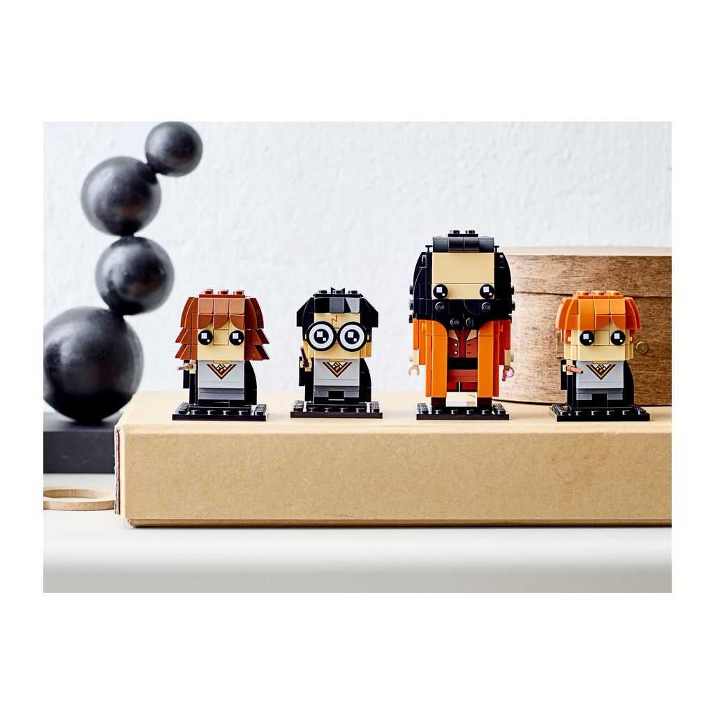 BrickHeadz Lego Harry, Hermione, Ron y Hagrid Edades 10+ # 40495 Artículo 466 Piezas | YMR-691507