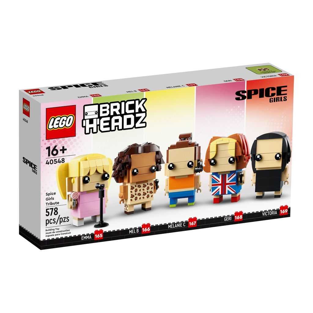 BrickHeadz Lego Homenaje a las Spice Girls Edades 16+ # 40548 Artículo 578 Piezas | RKQ-608294