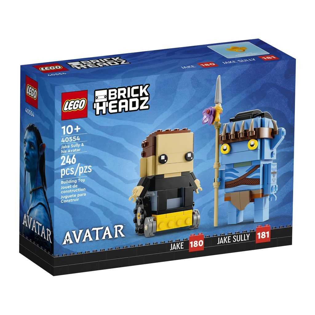 BrickHeadz Lego Jake Sully y su Avatar Edades 10+ # 40554 Artículo 246 Piezas | NGP-671842