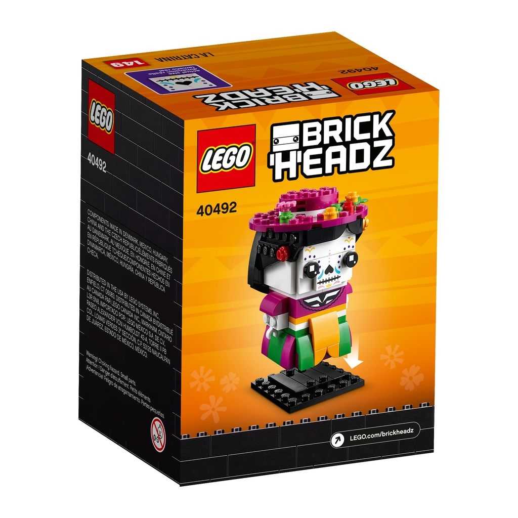 BrickHeadz Lego La Catrina Edades 10+ # 40492 Artículo 141 Piezas | YGI-648917