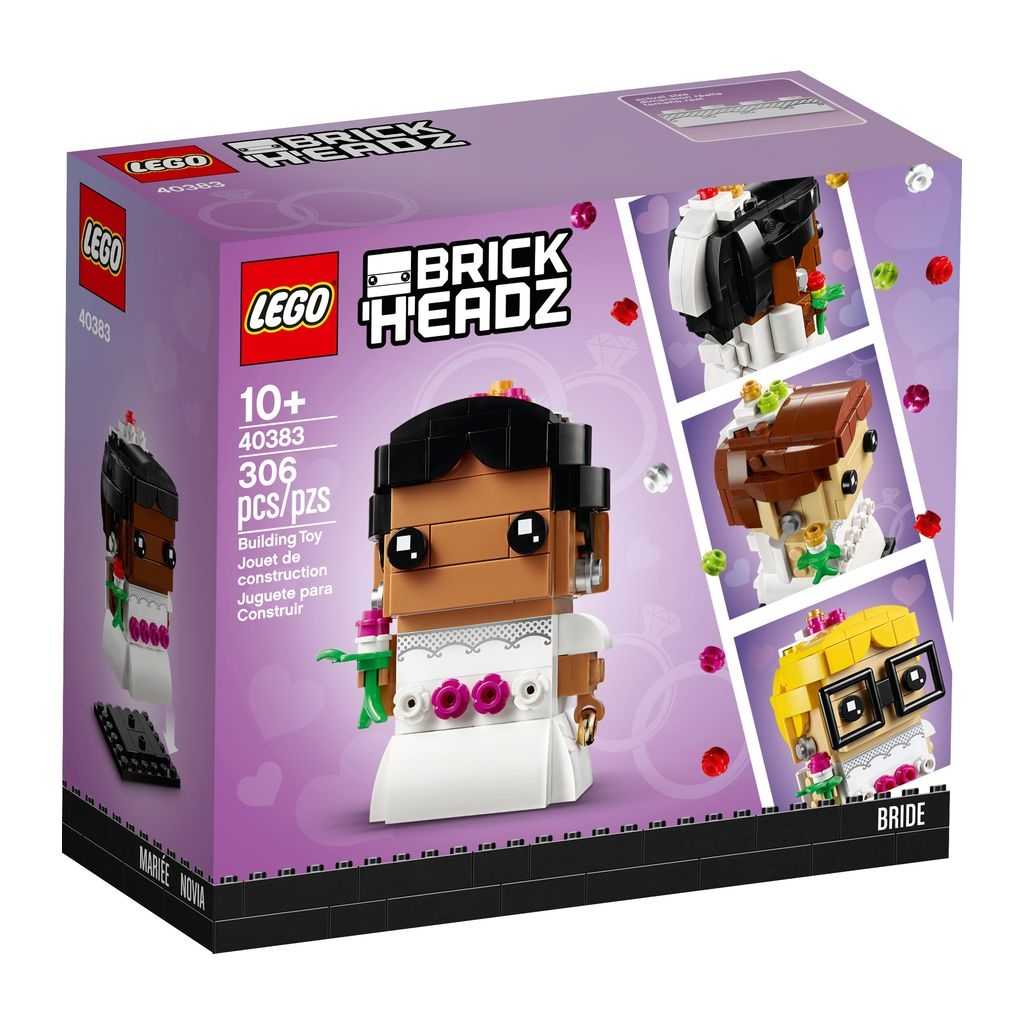 BrickHeadz Lego Novia de Boda Edades 10+ # 40383 Artículo 306 Piezas | KBI-451280