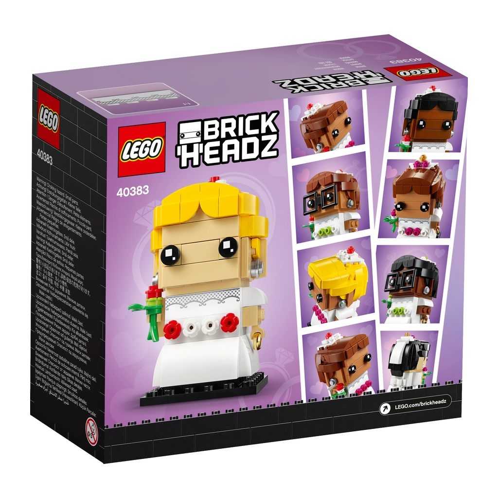 BrickHeadz Lego Novia de Boda Edades 10+ # 40383 Artículo 306 Piezas | KBI-451280