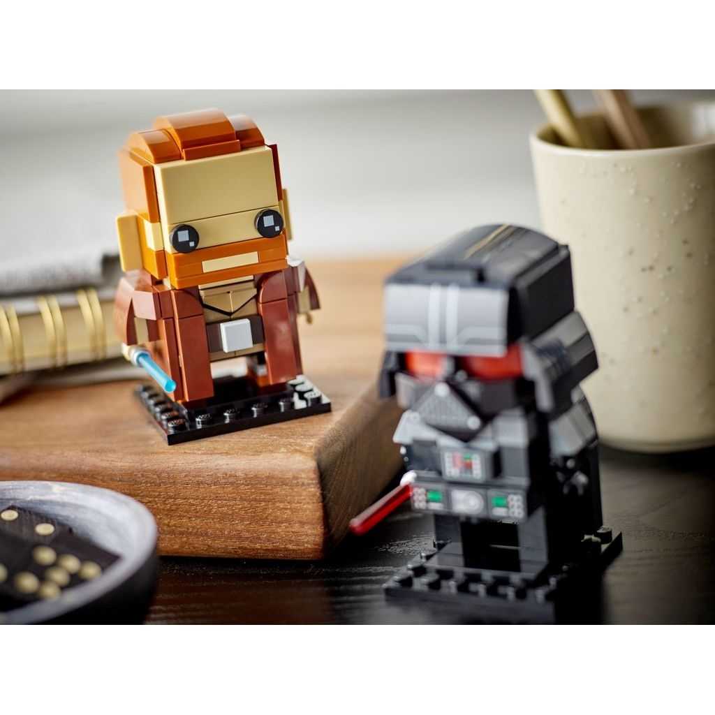 BrickHeadz Lego Obi-Wan Kenobi y Darth Vader Edades 10+ # 40547 Artículo 260 Piezas | IPF-609412