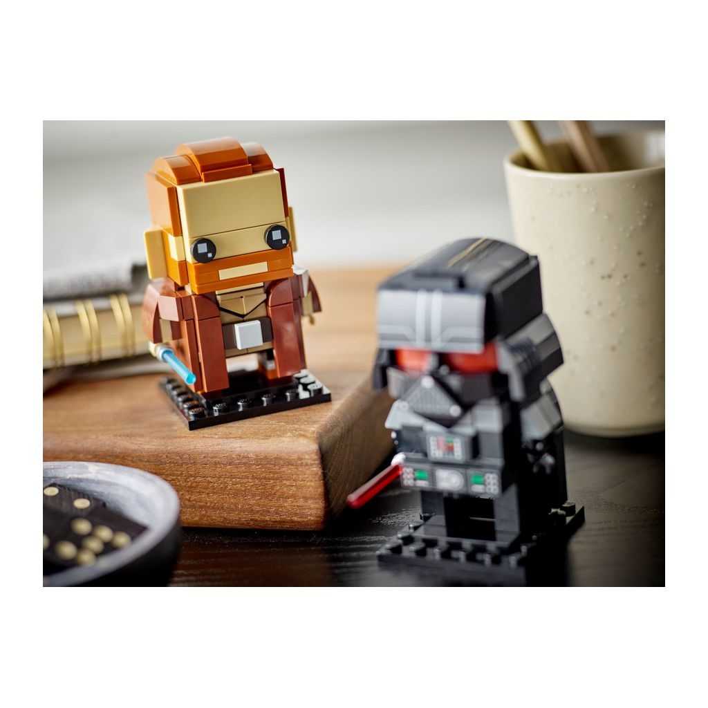 BrickHeadz Lego Obi-Wan Kenobi y Darth Vader Edades 10+ # 40547 Artículo 260 Piezas | JBO-180572