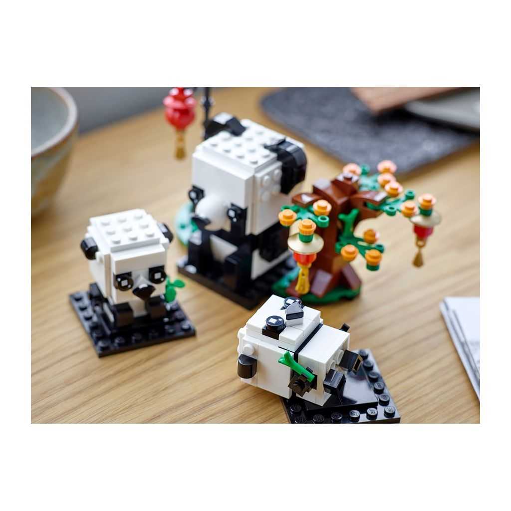 BrickHeadz Lego Pandas del Año Nuevo Chino Edades 10+ # 40466 Artículo 249 Piezas | IDJ-635708