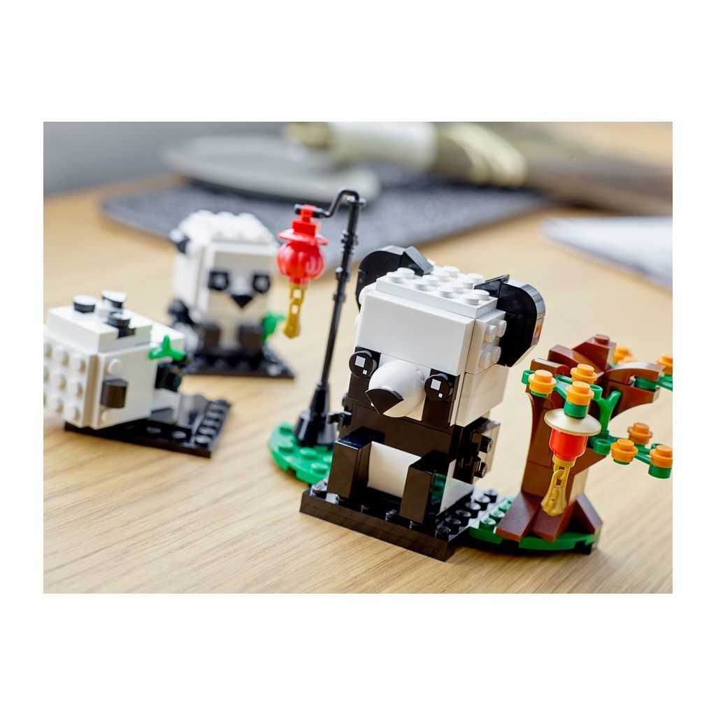 BrickHeadz Lego Pandas del Año Nuevo Chino Edades 10+ # 40466 Artículo 249 Piezas | IDJ-635708