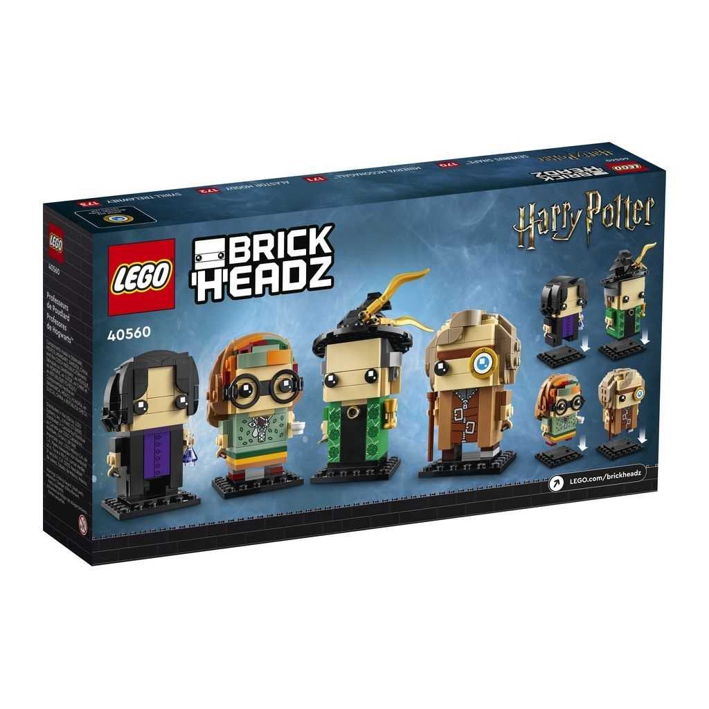 BrickHeadz Lego Profesores de Hogwarts Edades 10+ # 40560 Artículo 601 Piezas | KNF-251689