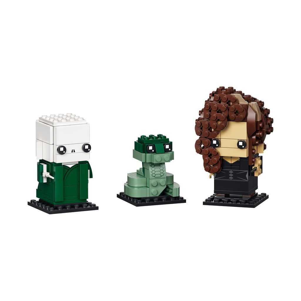 BrickHeadz Lego Voldemort, Nagini y Bellatrix Edades 10+ # 40496 Artículo 344 Piezas | CAZ-718420