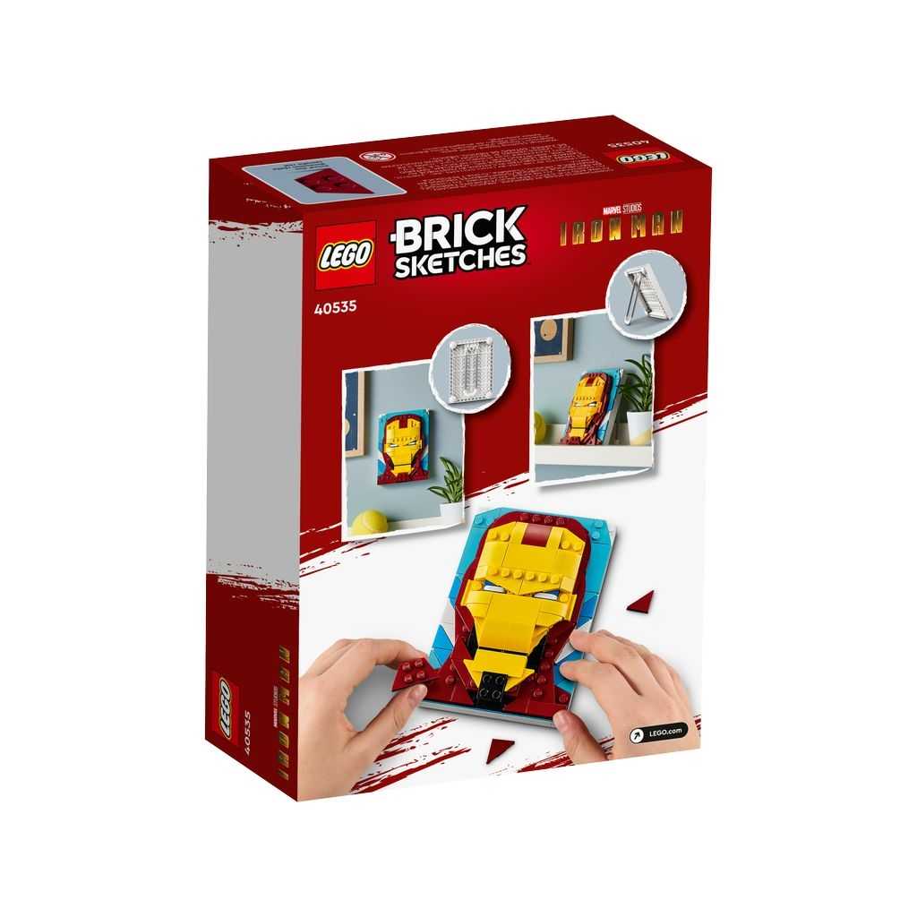 Brick Sketches Lego Iron Man Edades 8+ # 40535 Artículo 200 Piezas | MJZ-819043