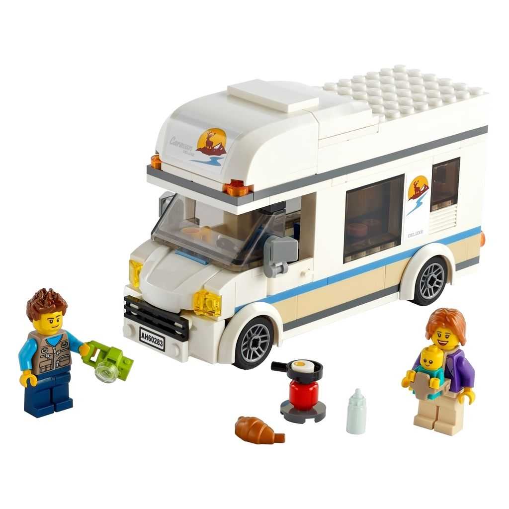 City Lego Autocaravana de Vacaciones Edades 5+ # 60283 Artículo 190 Piezas | WIN-028537