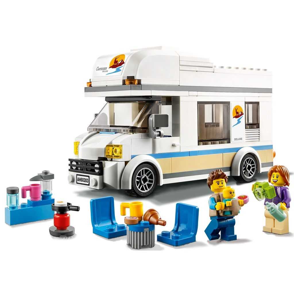 City Lego Autocaravana de Vacaciones Edades 5+ # 60283 Artículo 190 Piezas | WIN-028537