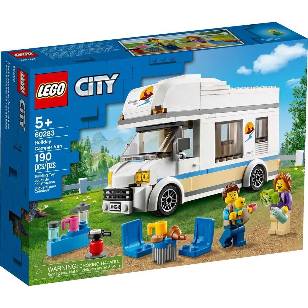 City Lego Autocaravana de Vacaciones Edades 5+ # 60283 Artículo 190 Piezas | WIN-028537