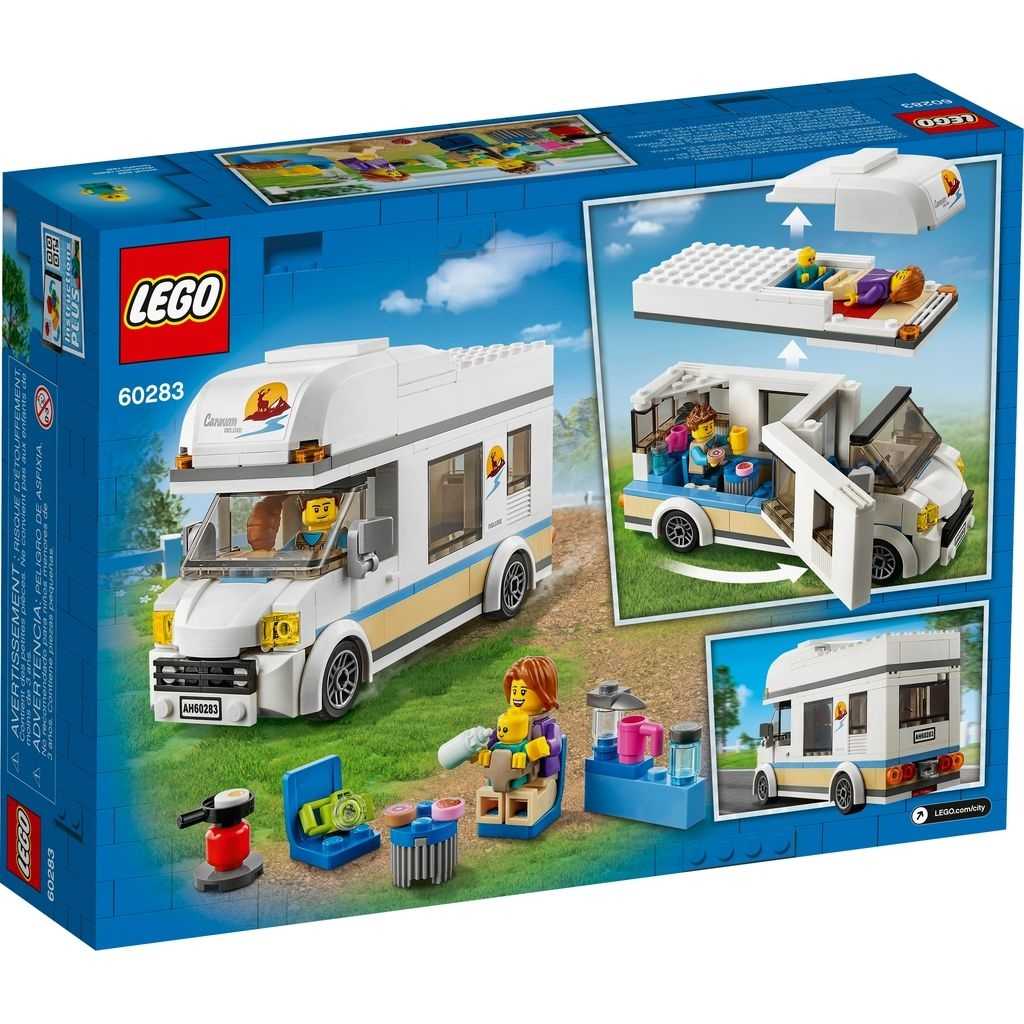 City Lego Autocaravana de Vacaciones Edades 5+ # 60283 Artículo 190 Piezas | WIN-028537