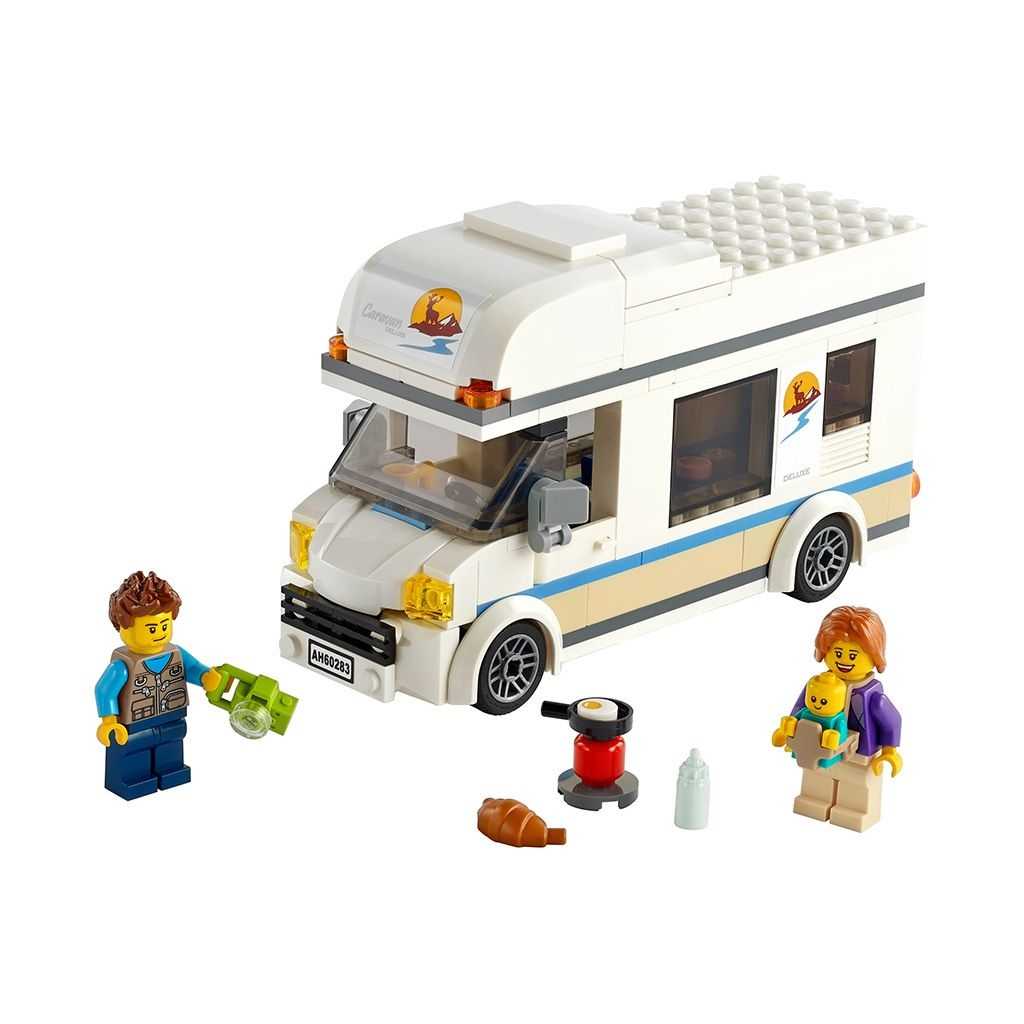 City Lego Autocaravana de Vacaciones Edades 5+ # 60283 Artículo 190 Piezas | WIN-028537