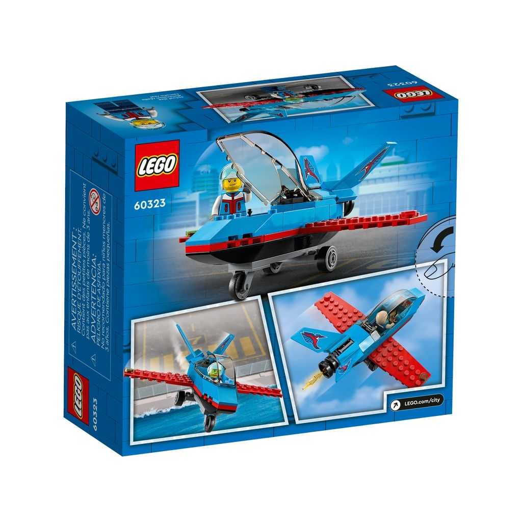 City Lego Avión Acrobático Edades 5+ # 60323 Artículo 59 Piezas | WBG-714059