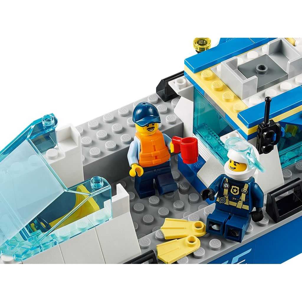 City Lego Barco Patrulla de Policía Edades 5+ # 60277 Artículo 276 Piezas | GNY-075136