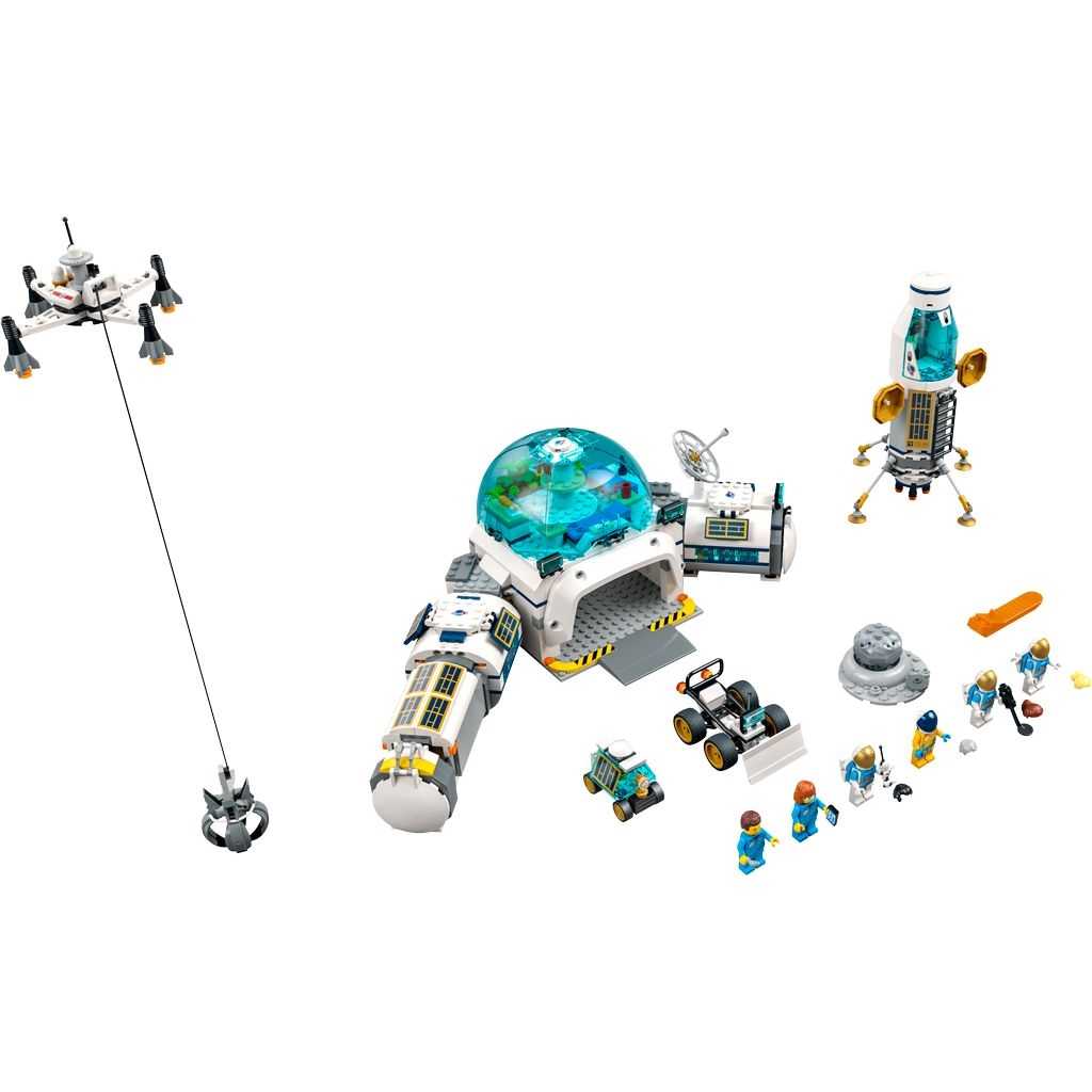 City Lego Base de Investigación Lunar Edades 7+ # 60350 Artículo 786 Piezas | YIW-684529