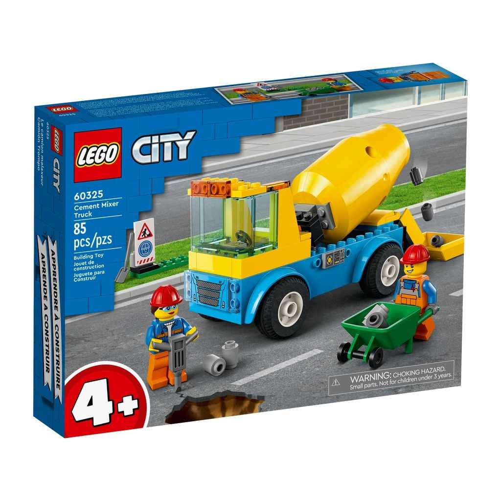 City Lego Camión Hormigonera Edades 4+ # 60325 Artículo 85 Piezas | PWZ-293168