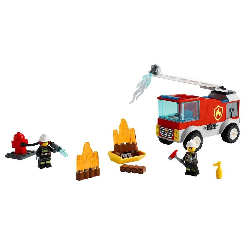 City Lego Camión de Bomberos con Escalera Edades 4+ # 60280 Artículo 88 Piezas | QBC-594136