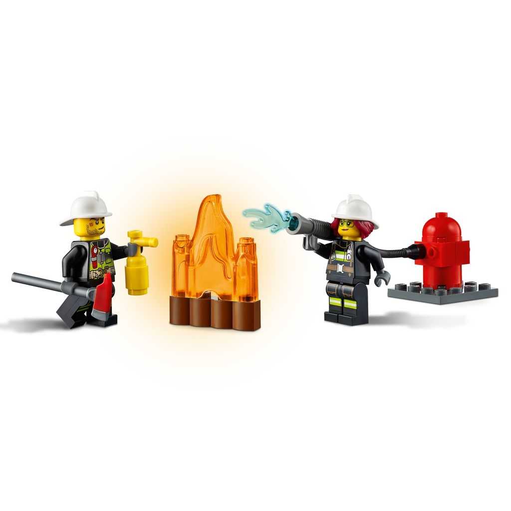 City Lego Camión de Bomberos con Escalera Edades 4+ # 60280 Artículo 88 Piezas | QBC-594136