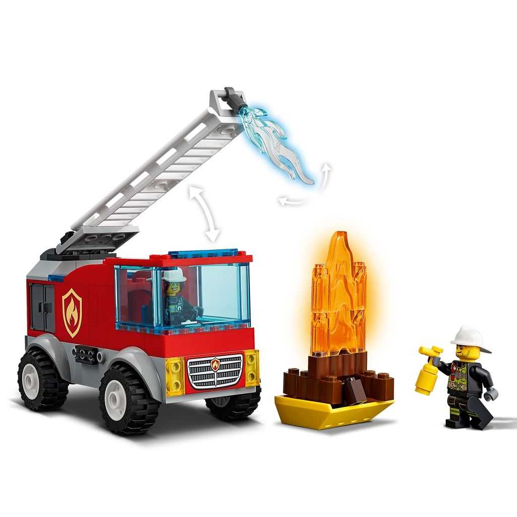 City Lego Camión de Bomberos con Escalera Edades 4+ # 60280 Artículo 88 Piezas | QBC-594136