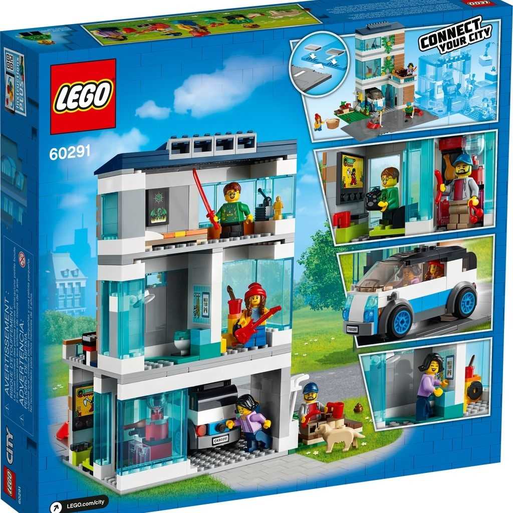 City Lego Casa Familiar Edades 5+ # 60291 Artículo 388 Piezas | WAH-091842