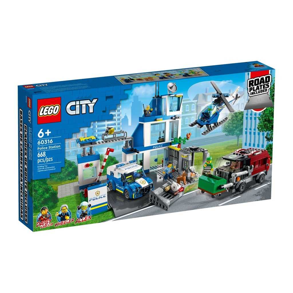 City Lego Comisaría de Policía Edades 6+ # 60316 Artículo 668 Piezas | RDU-802967