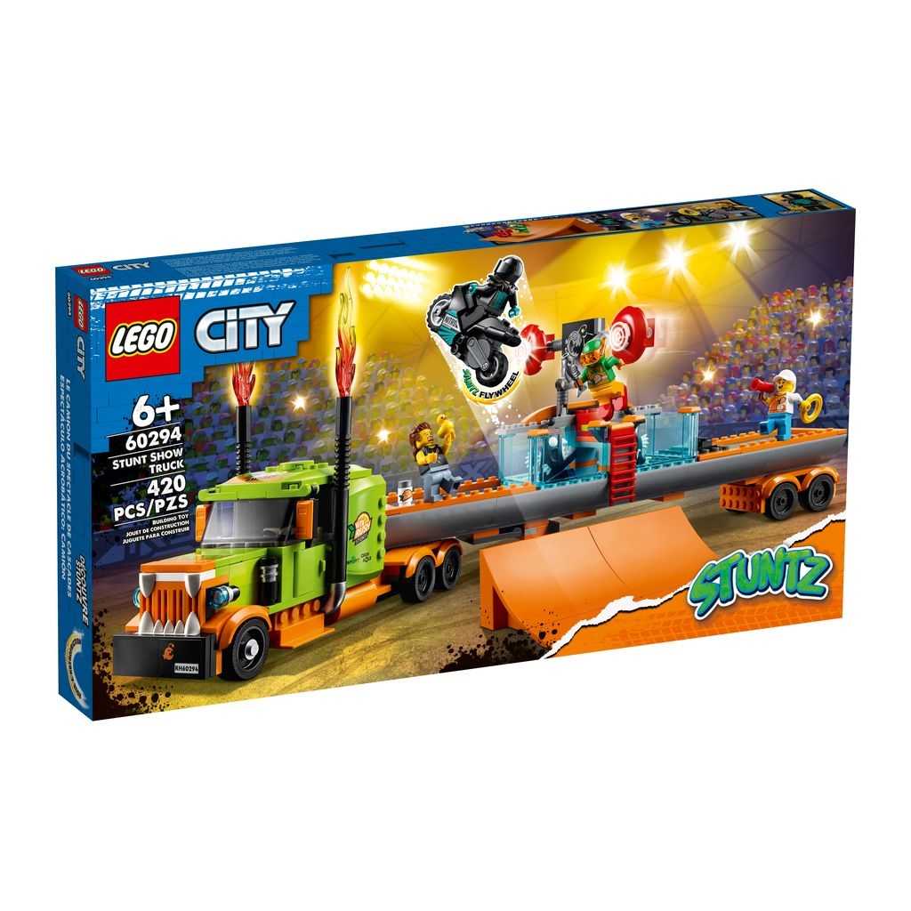 City Lego Espectáculo Acrobático: Camión Edades 6+ # 60294 Artículo 420 Piezas | JPM-061934