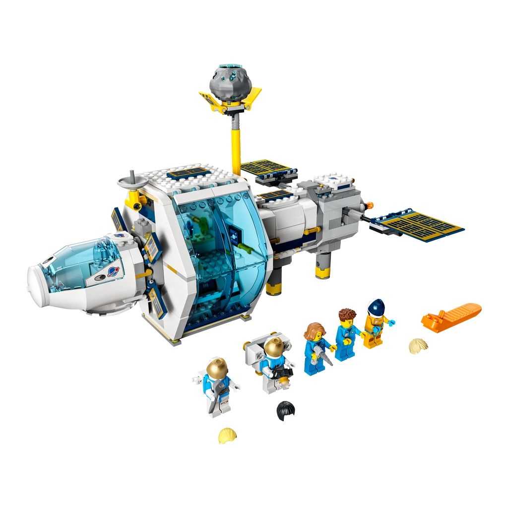 City Lego Estación Espacial Lunar Edades 6+ # 60349 Artículo 500 Piezas | OMR-124786