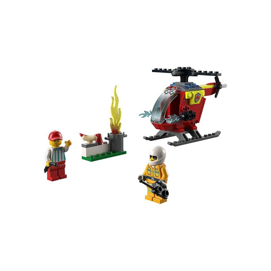 City Lego Helicóptero de Bomberos Edades 4+ # 60318 Artículo 53 Piezas | HIQ-614089