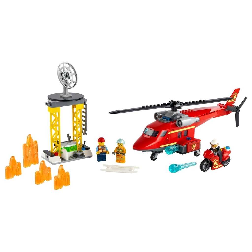 City Lego Helicóptero de Rescate de Bomberos Edades 5+ # 60281 Artículo 212 Piezas | IKL-241369