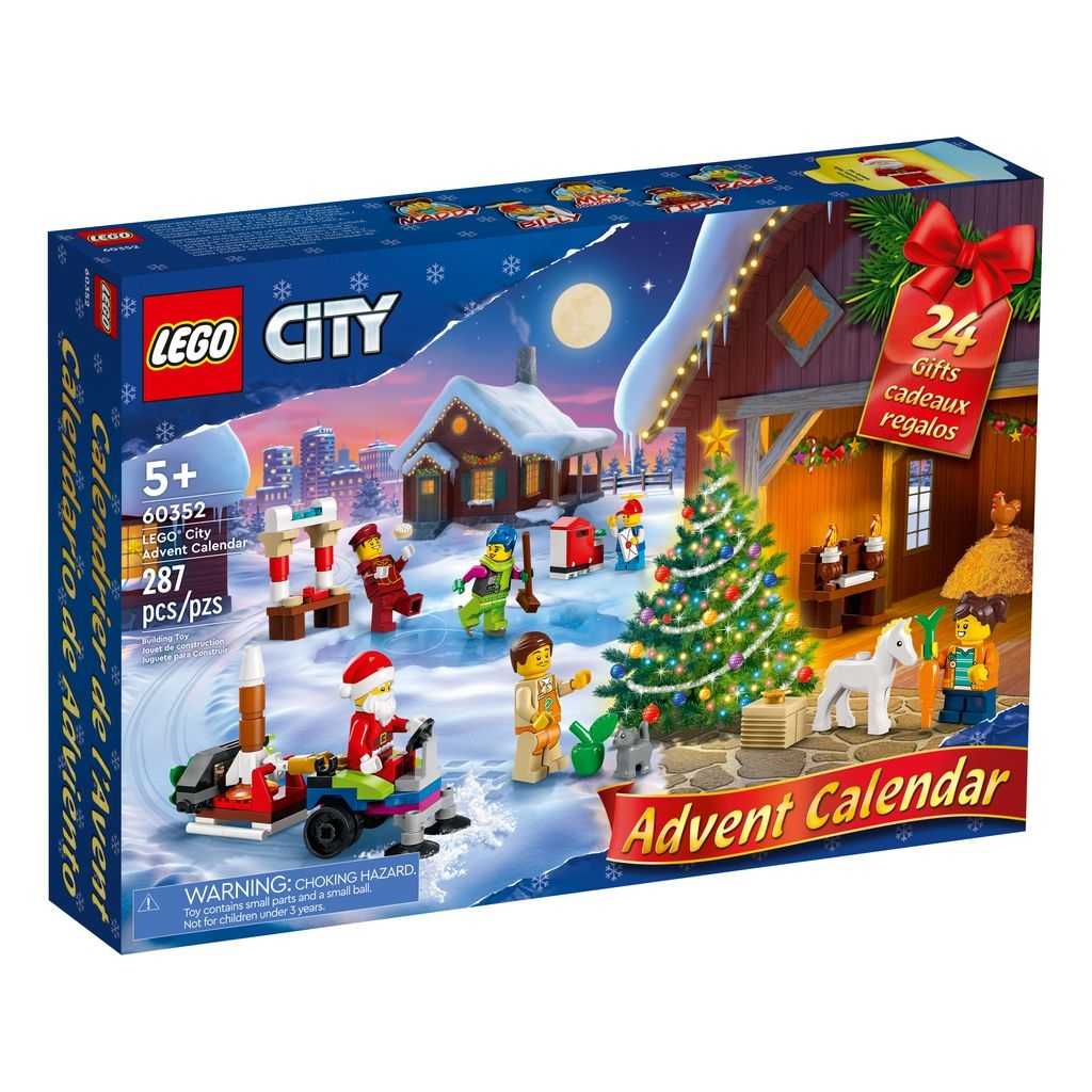 City Lego LEGO City: Calendario de Adviento Edades 5+ # 60352 Artículo 287 Piezas | TBG-458963